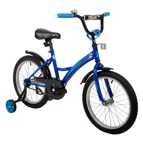 Велосипед Novatrack Strike 18" (2022) (110-130 см), синий
