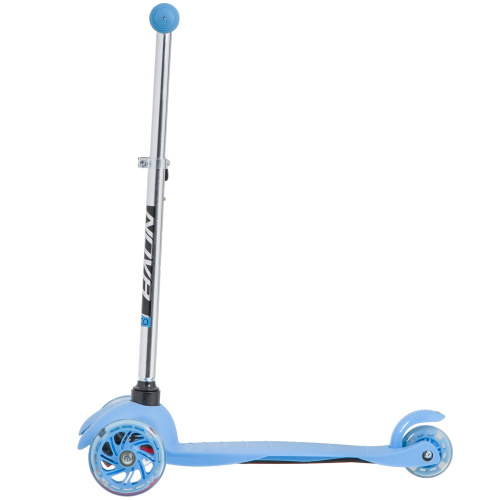 Самокат-кикборд Novatrack Disco-kids Basic Girl (2020), синий