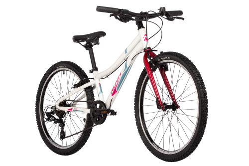 Велосипед Novatrack Novara 6.V 24 (2025), рама 10" (130-155 см), белый