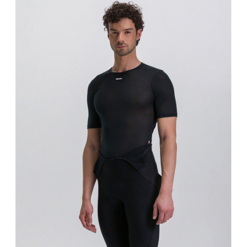 Термомайка с коротким рукавом Santini Dry SS Baselayer, черный