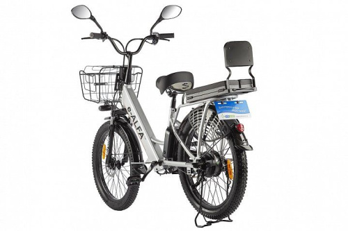 Электровелосипед Eltreco GREEN CITY e-ALFA Fat, коричневый