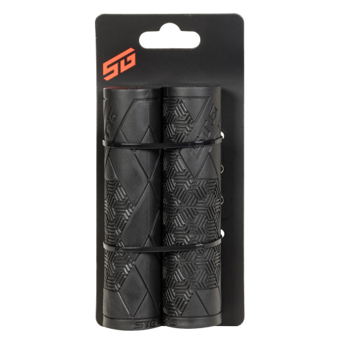 Грипсы STG Base, 126 мм, черный, черный