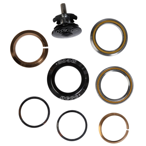 Рулевая колонка Neco H51, IS42, 1 1/8", пром.подшипники, черный