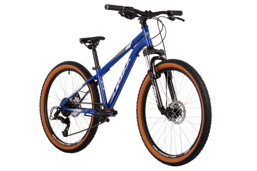 Велосипед Foxx Caiman JR 24 (2025), рама 12" (130-155 см), синий