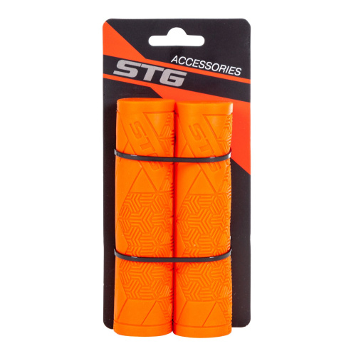 Грипсы STG Base, 126 мм, оранжевый