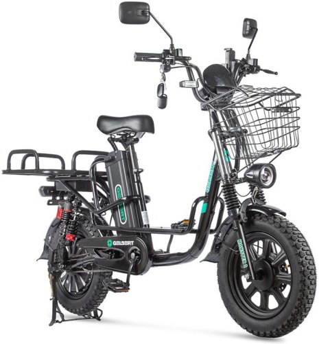 Электровелосипед Gelbert Khan Monster 2, черный