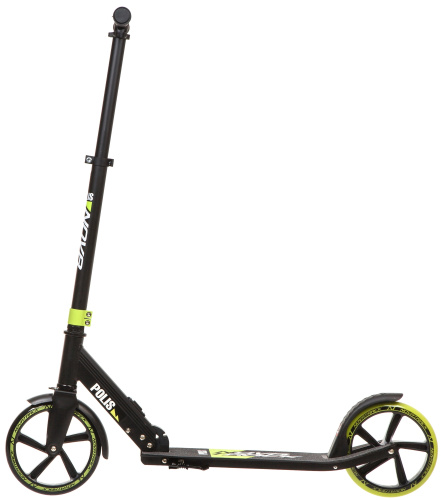 Самокат Novatrack POLIS 200 PRO'10 (2021), лимонный