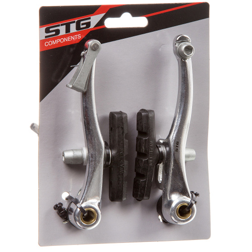 Комплект тормозов V-brake STG 721ADX, серебристый