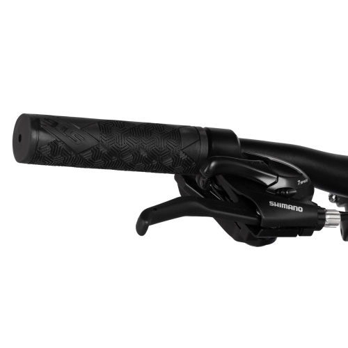 Велосипед Novatrack Extreme 8.HD 24 (2025), рама 13" (130-155 см), черный-белый