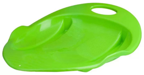 Санки пластиковые Снежный гонщик, цвет в ассортименте