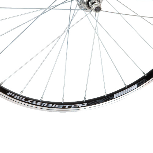 Колесо 26" зад, двустен.обод 32 отв., втулка сталь под V-brake, под трещетку, пром.подшипники