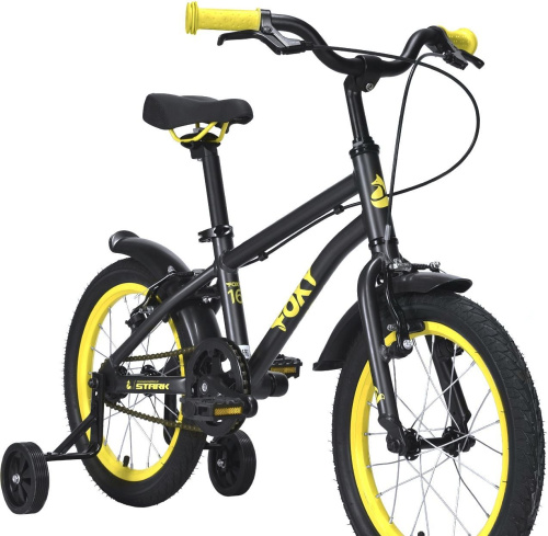 Велосипед Stark Foxy Boy 16 (2024) (98-110 см), черный