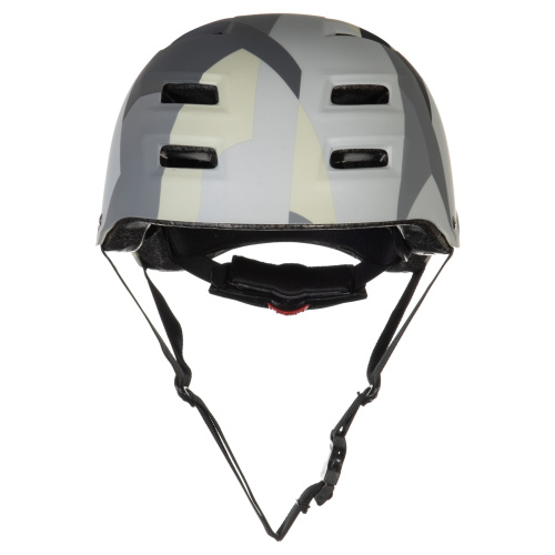 Защитный шлем STG MTV1 Military, с фикс застежкой, белый-серый