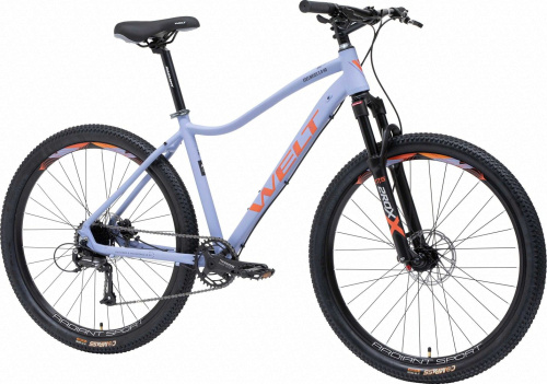 Велосипед Welt Edelweiss 3.0 HD 27 (2024), рама 16" (155-165 см), фиолетовый