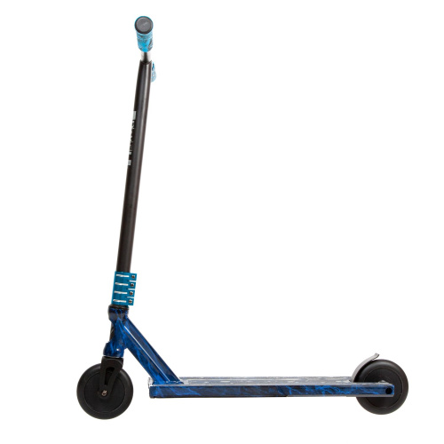 Самокат трюковой Novatrack PIXEL PRO'105 GRAFFITI (2021), синий