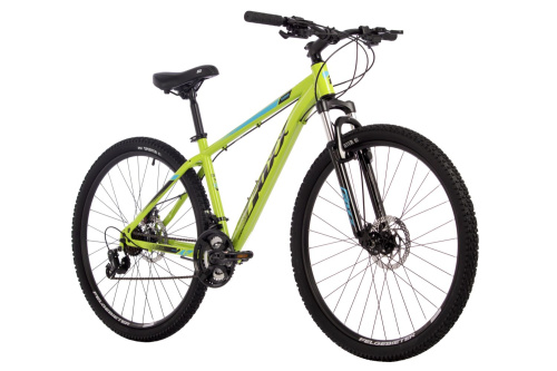 Велосипед Foxx Caiman 27.5" (2024), рама 20" (175-185 см), кислотно-зеленый