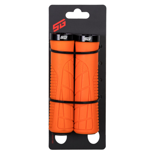 Грипсы STG HL-G316, 135 мм, Lock-On, оранжевый