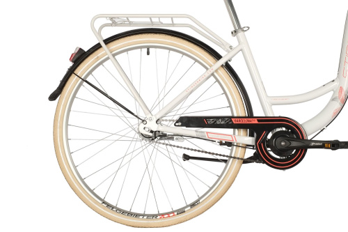 Велосипед Stinger Barcelona Evo 28" (2021), рама 19" (175-185 см), белый