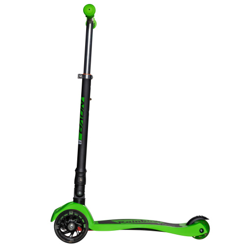 Самокат-кикборд Novatrack RainBow Start Folding (2020), зеленый
