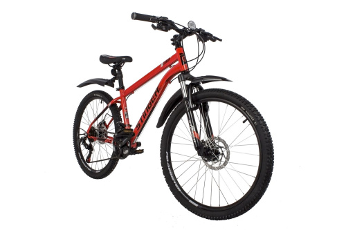 Велосипед STINGER CAIMAN 24" (2022), рама 14" (130-155 см), красный