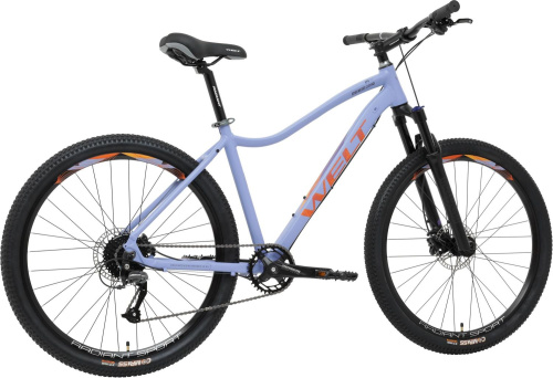 Велосипед Welt Edelweiss 3.0 HD 27 (2023), рама 16" (155-165 см), фиолетовый