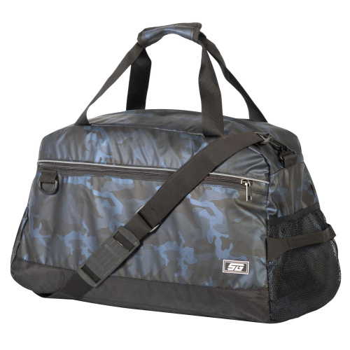 Сумка спортивная STG FB-007, размер 55х30х23 см, камуфляж-синий