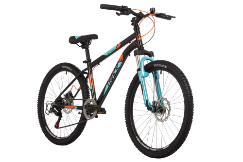 Велосипед Novatrack Battler 6.D 24 (2025), рама 12" (130-155 см), черный