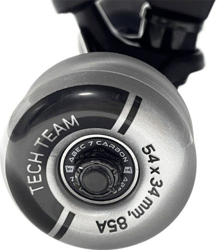 Скейтборд Tech Team Bad Boy 2025 Silver, серебристый