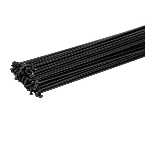 Спица Pillar P14, нержавеющая сталь, черная (без ниппеля), черный