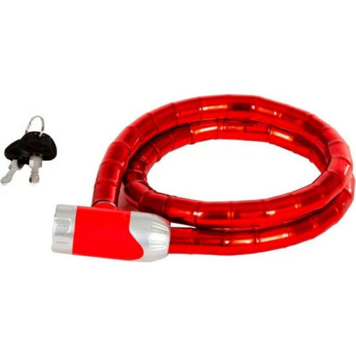 Замок STG TYT906 ключевой, 18х1000 мм, красный