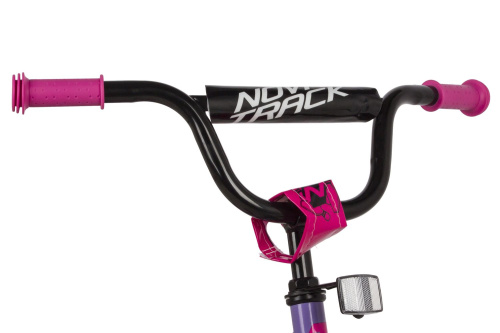 Велосипед NOVATRACK STRIKE 16" (2022) (98-110 см), фиолетовый