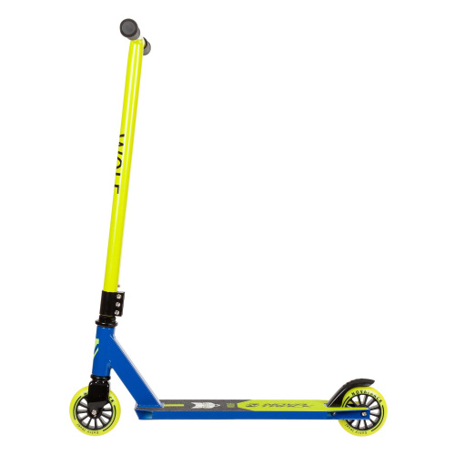 Самокат трюковой NOVATRACK WOLF'20 (2022), черный-синий