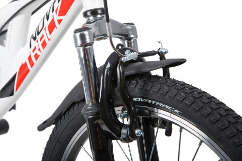 NOVATRACK SHARK 6-spd 20" (2020) (110-130 см), белый