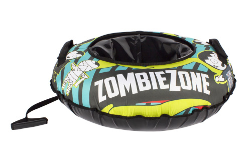 Тюбинг Snowstorm BZ-80_ZOMBIEZONE, 80 см, зеленый-черный