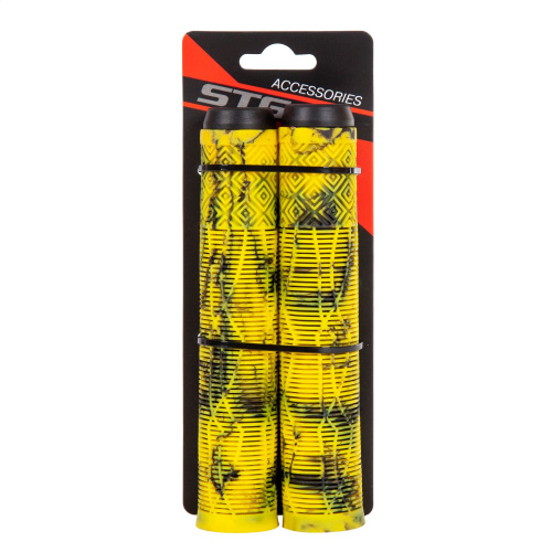 Грипсы STG SZ-058H, 165 мм, желтый