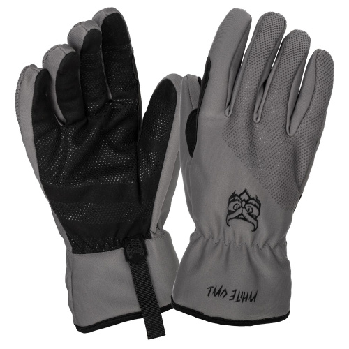 Перчатки зимние White Owl 09-1548, утепленные, серый