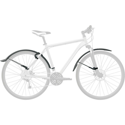 Крылья комплект SKS Veloflexx 65, пластик, для 29", ширина 65 мм, черный