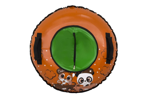 Тюбинг 73см ТЕНТ FRIENDS, зелено-оранжевый