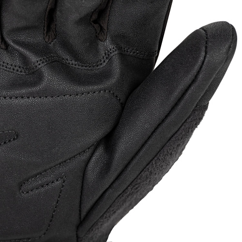 Перчатки зимние White Owl 09-1549, утепленные, с кормашком, серый-черный