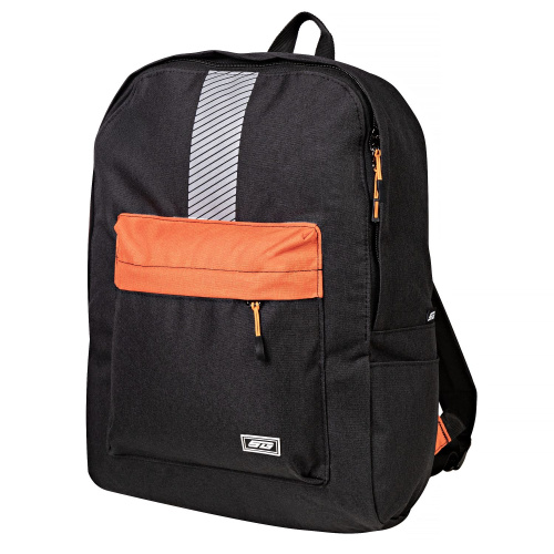 Рюкзак спортивный для ноутбука STG FB-006 (45х32х13 см), черный-оранжевый