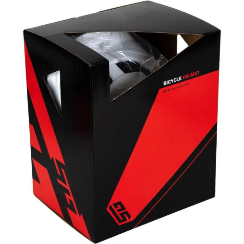 Шлем STG TS-33 с визором и фонарем, белый