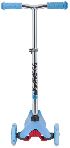 Самокат-кикборд Novatrack Disco-kids Basic Girl (2020), синий