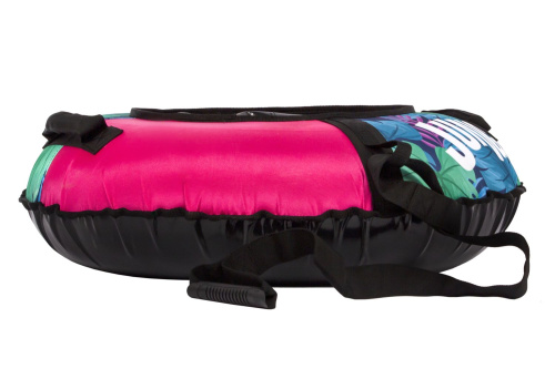 Тюбинг Snowstorm BZ-80_JUNGLE, 80 см, розовый с зеленым