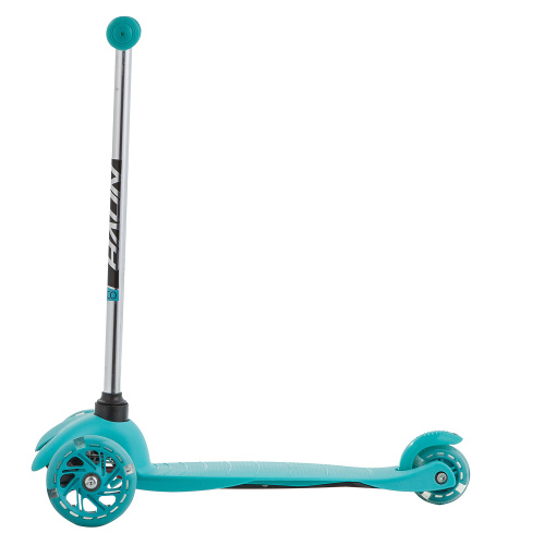 Самокат-кикборд Novatrack Disco-kids Start (2019), бирюзовый