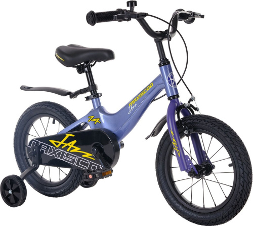 Велосипед Maxiscoo Jazz Стандарт 14" (2024) (98-110 см), синий