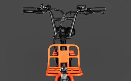 Электровелосипед Horh Lotus Fat 20 (2024), рама 15", черно-оранжевый