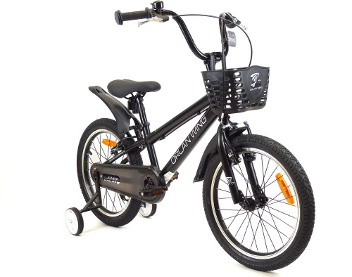 Велосипед Falcon Bike Junior 16 (2025) (98-110 см), черный