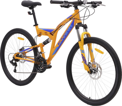 Велосипед Stark Jumper FS 27.1 D (2024), рама 18" (165-175 см), оранжевый