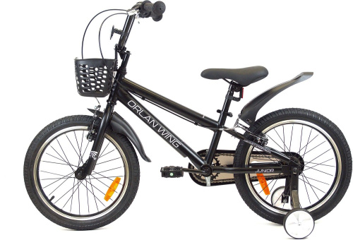 Велосипед Falcon Bike Junior 16 (2025) (98-110 см), черный